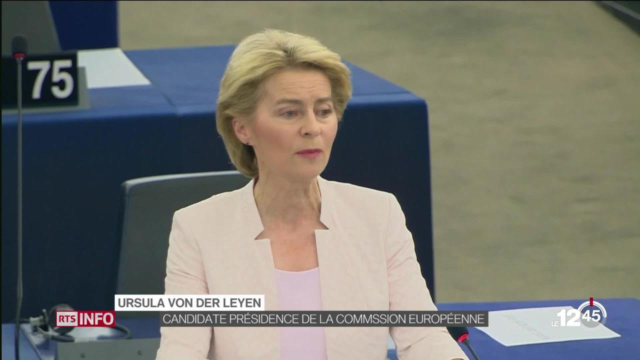 UE: Ursula Von der Leyen devant le Parlement européen pour se faire élire à la tête de la Commission.