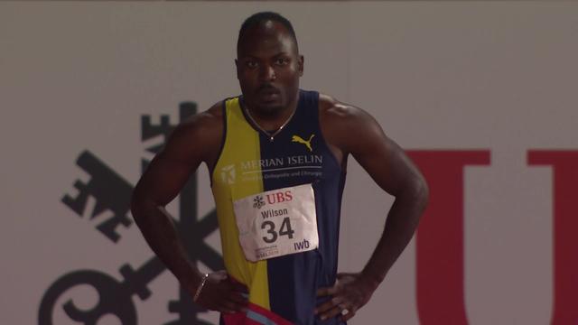 Bâle (SUI), 100m messieurs: Alex Wilson remporte le titre national en 10.25