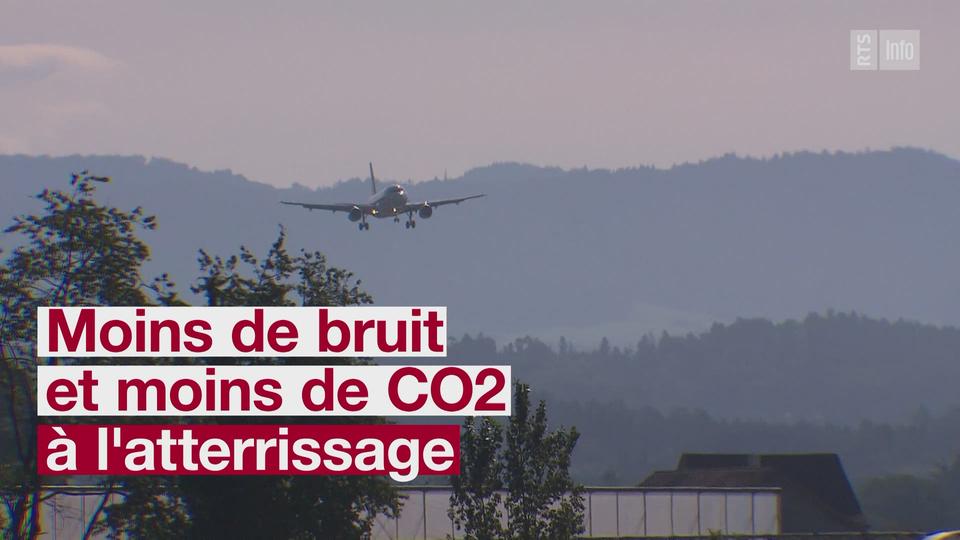 Moins de bruit et moins de CO2 à l'atterrissage