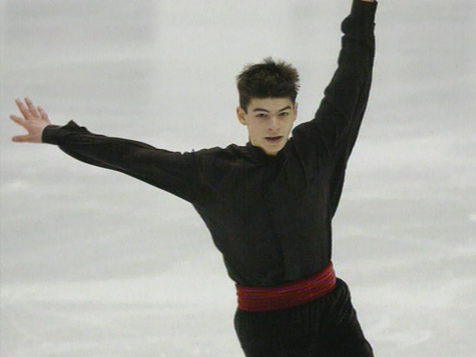 Stéphane Lambiel en 2001. [RTS]