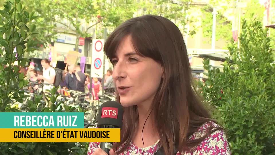 Interview de Rebecca Ruiz sur la grève des femmes à Lausanne