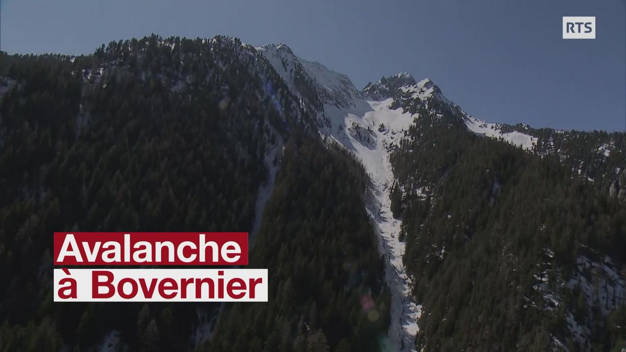 Un mort et un blessé dans une avalanche à Bovernier (VS)