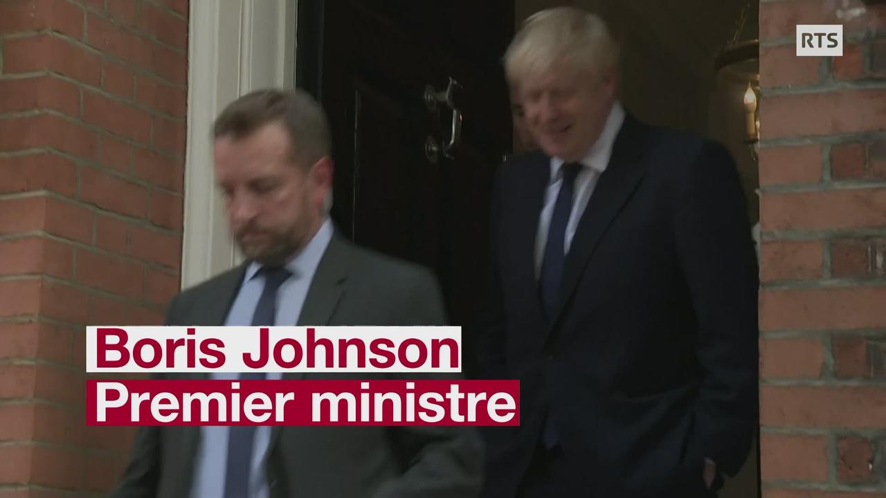 Boris Johnson a été élu à la tête du Parti conservateur et du gouvernement britannique [RTS]