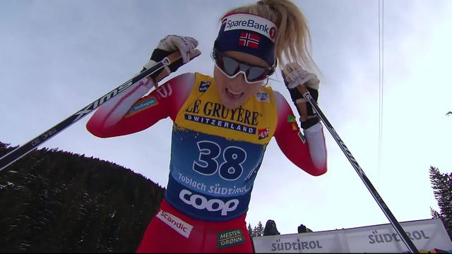 Toblach (ITA), 10km dames: Therese Johaug prend la 1ère place