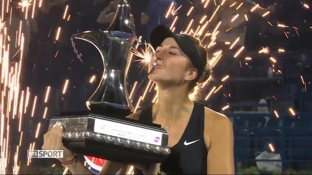Tennis, WTA Dubaï: Bencic domine Kvitova et remporte son 3e titre