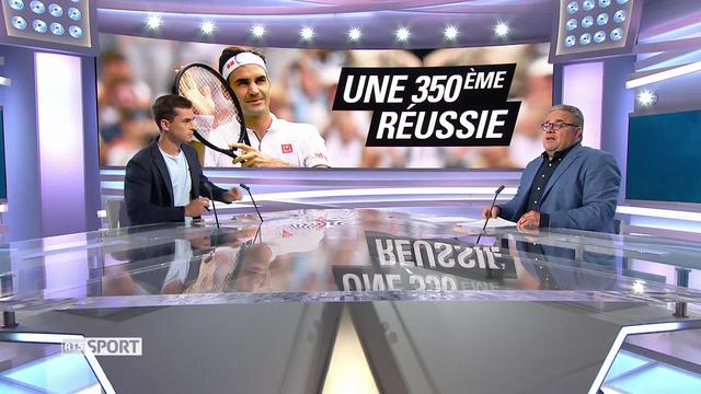 Tennis: Wimbledon, une 350e réussie pour Federer