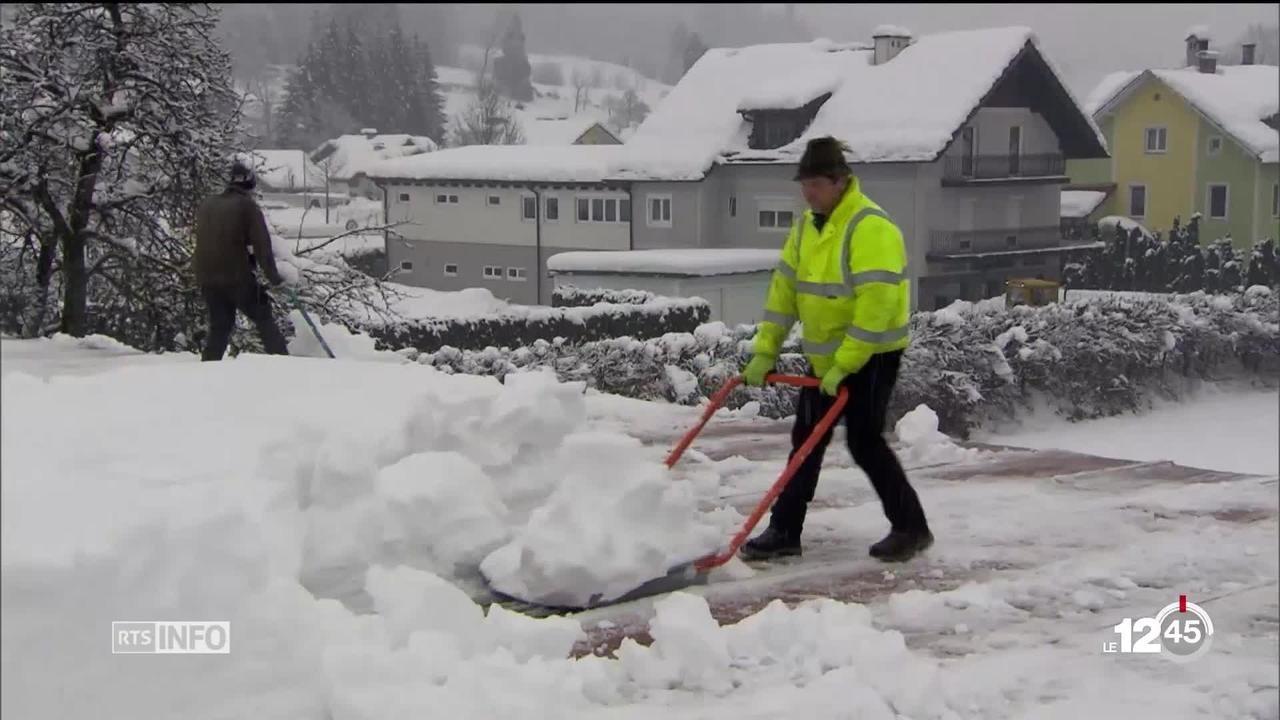 D'importantes chutes de neige en Autriche et en Grèce font plusieurs victimes