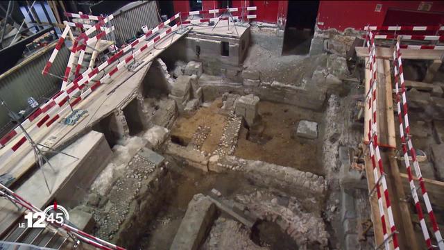 Fouilles archéologiques dans les sous-sols du cinéma Capitole à Berne