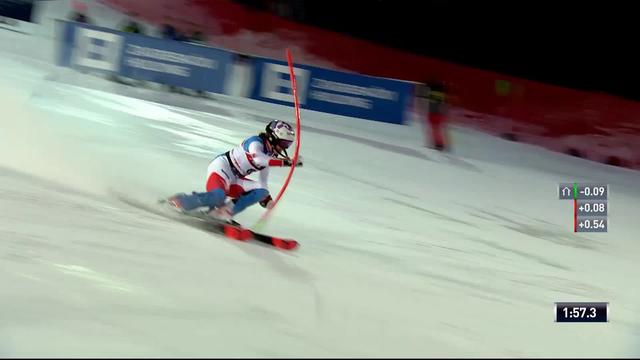 Zagreb (CRO), slalom dames, 2e manche: Michelle Gisin (SUI)