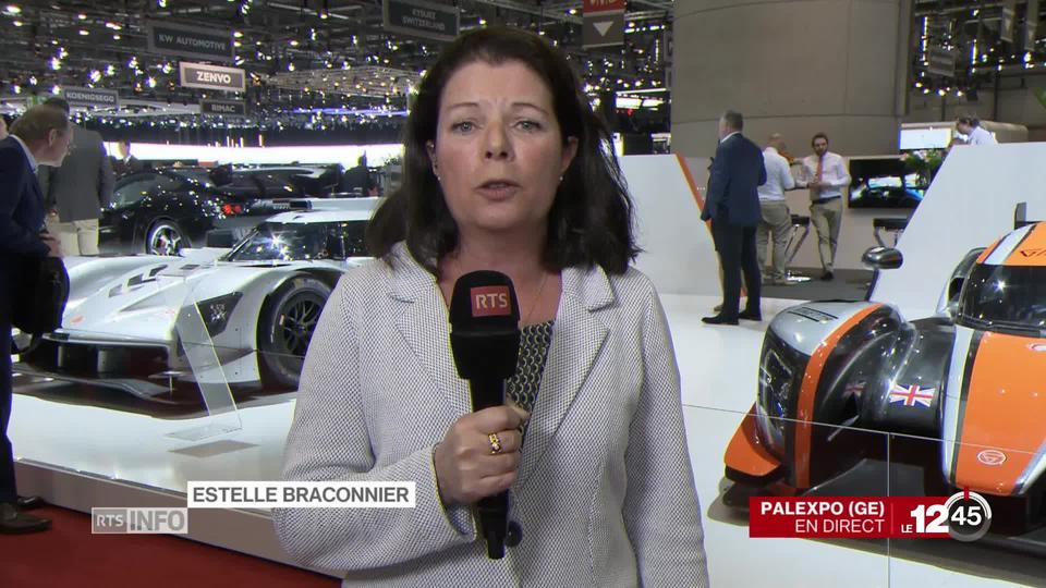 Le salon de l'auto à Genève a ouvert ses portes à la presse. Les enjeux de la manifestation expliquées par Estelle Braconnier