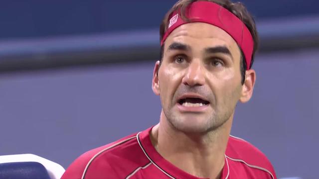 Federer "pète les plombs" et prend un point de pénalité