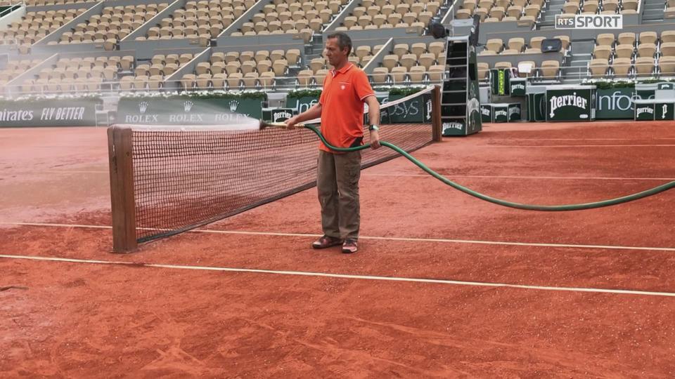 La terre battue, symbole de Roland-Garros