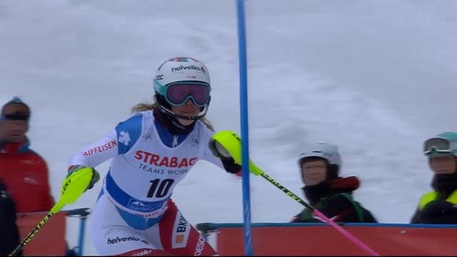 Spindleruv Myln (CZE), slalom dames 2ème manche: Aline Danioth (SUI)
