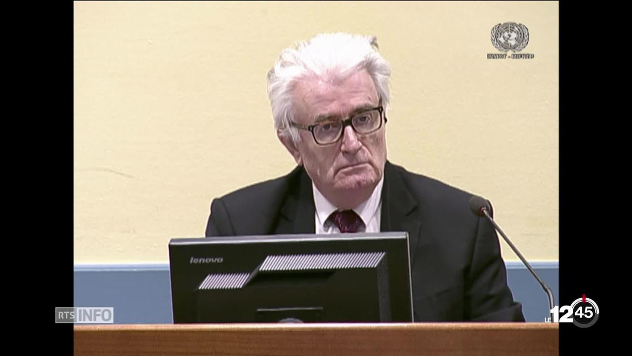La prison à vie contre le criminel de guerre Radovan Karadzic, ancien président des Serbes de Bosnie