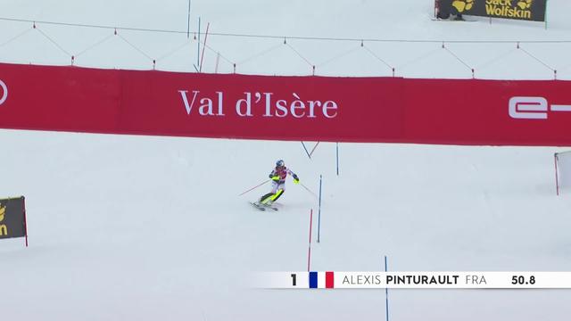 Val d'Isère (FRA), slalom messieurs: Alexis Pinturault (FRA) prend les commandes