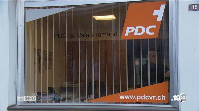 Le PDC du Valais romand fait la course au national sans ses ténors
