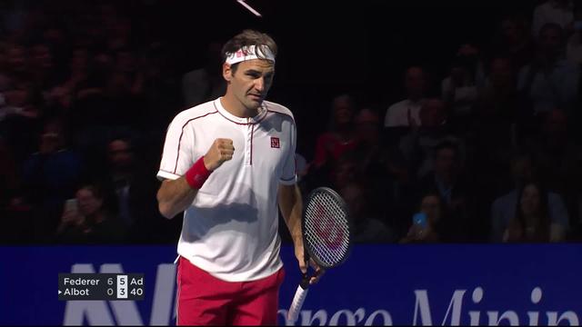 1-8: R.Federer (SUI) - R.Albot (MDA) (6-0, 6-3): Roger sans soucis en un peu plus d’une heure de jeu