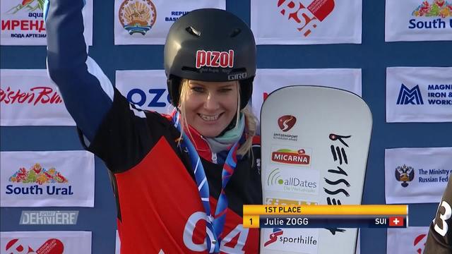 Snowboard, slalom parallèle: première place de Julie Zogg (SUI) à Bannoye (RUS)