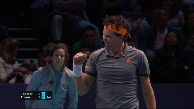 Round Robin: R.Federer (SUI) - D.Thiem (AUT) (5-7, 5-7): Federer s'incline pour son entrée en lice