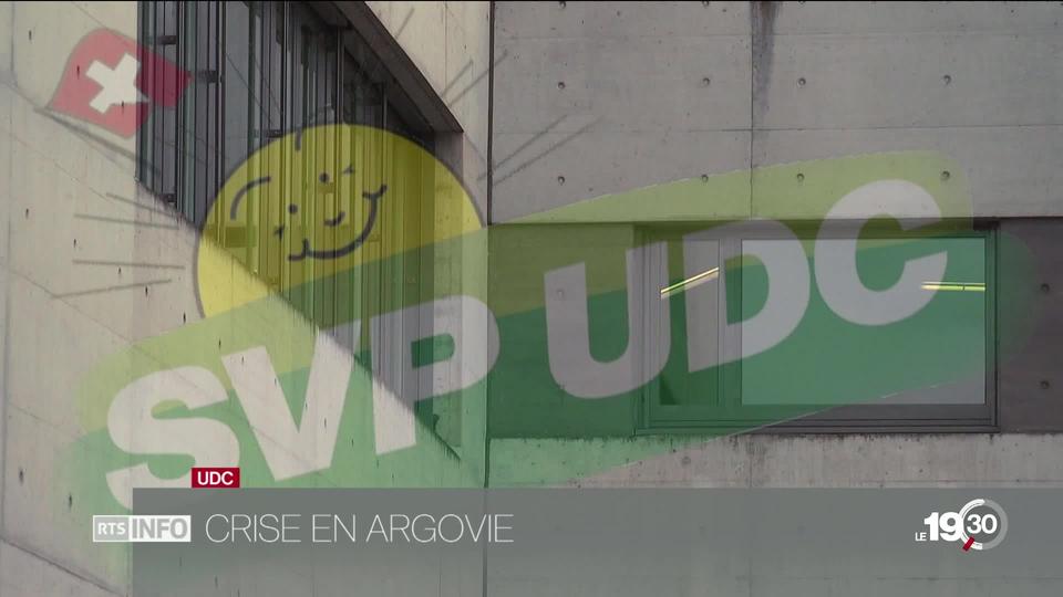 l'UDC argovienne en pleine crise à quelques mois des fédérales