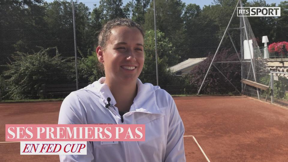 Ylena In-albon: ses premiers pas en FED CUP