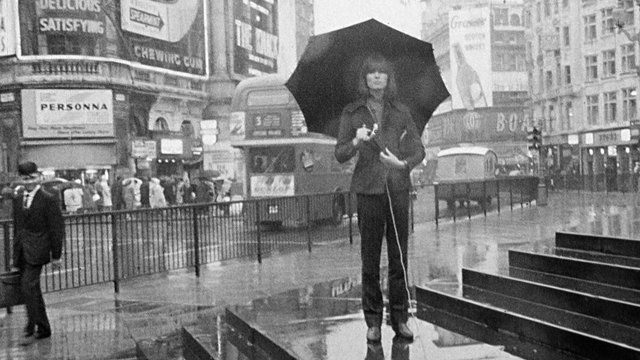 Françoise Hardy à Londres en 1965. [RTS]