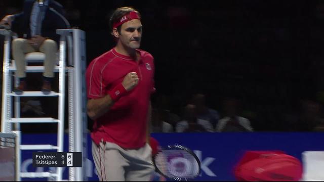 1-2: R. Federer (SUI) - S. Tsitsipas (GRE) (6-4, 6-4): le Bâlois s'impose en deux sets et jouera sa 15e finale dans son tournoi