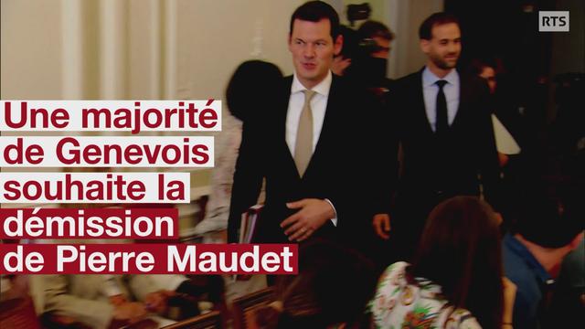 Une majorité de Genevois souhaite la démission de Pierre Maudet