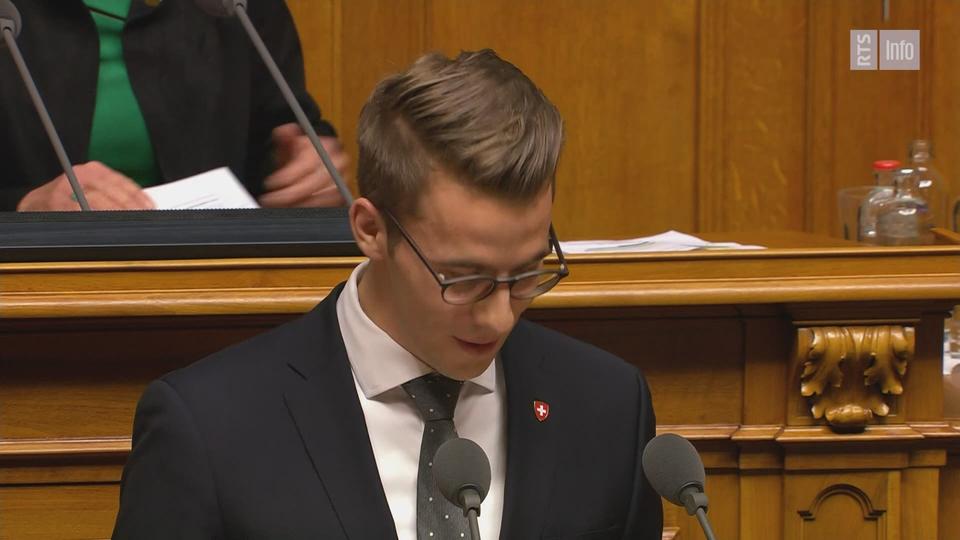 Andri Silberschmidt ouvre la législature 2019-2023 au Conseil national