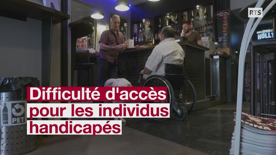 Les difficultés d'accès pour les personnes en fauteuil roulant