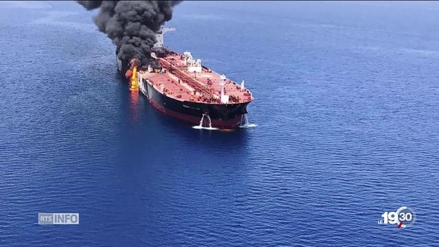 Les États-Unis accusent l'Iran d'avoir attaqué deux pétroliers. L'Iran nie.