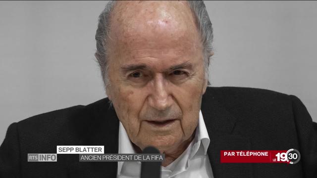 Réaction à la RTS de Sepp Blatter. Michel Platini aurait pesé en faveur du Qatar sur recommandation de Nicolas Sarkozy.