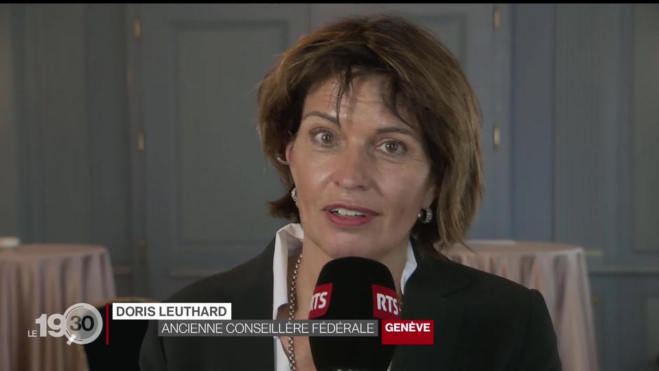 Doris Leuthard évoque le centre éthique numérique: "Il faut commencer à établir des normes. Les entreprises pourront alors les adopter."