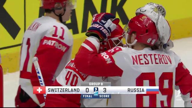 Hockey, Suisse - Russie (0-3): résumé du match