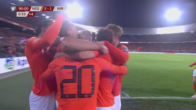 Gr.C, Pays-Bas – Irlande du Nord (3-1): les Hollandais s’imposent dans les arrêts de jeu