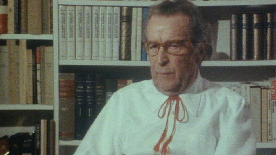 Georges Simenon en 1982. [RTS]