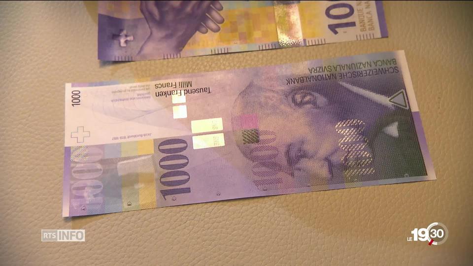 Le nouveau billet de 1000 CHF vient de sortir. Coupure très populaire, son nombre a doublé en 10 ans mais elle est controversée.