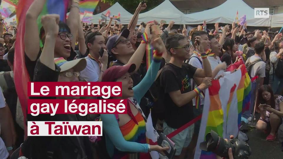 Taïwan légalise le mariage homosexuel, une première en Asie