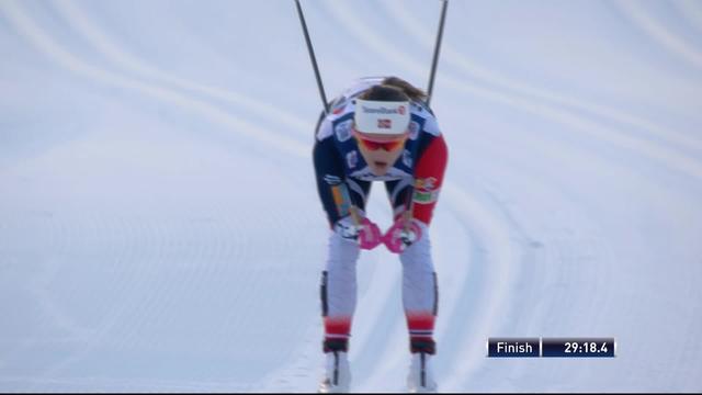Val di Fiemme (ITA), 10km dames départ en ligne: victoire pour la Norvégienne Oestberg. Von Siebenthal (SUI) 20ème