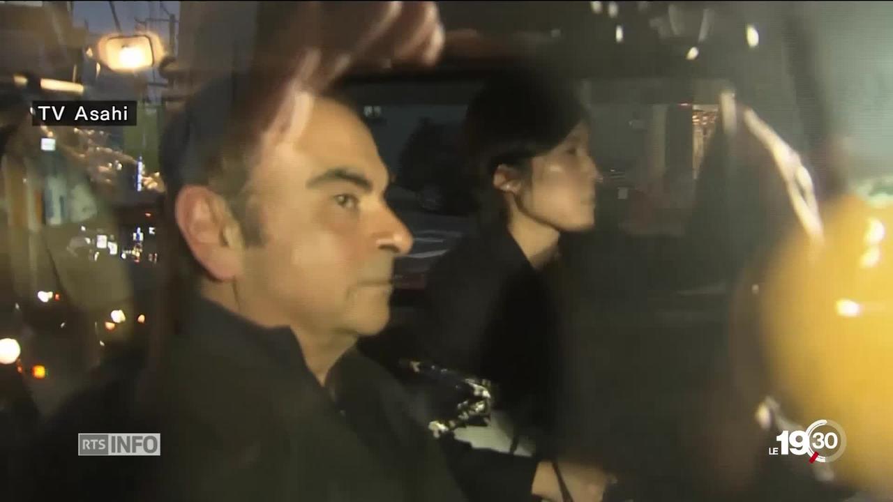 L'ex patron de Renault-Nissan-Mitsubishi Carlos Ghosn a quitté la prison de Tokyo après plus de 100 jours de détention