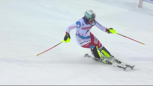 Levi (FIN), slalom dames: Wendy Holdener (SUI) 1re manche