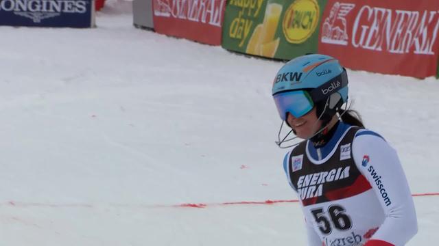 Zagreb (CRO), slalom dames, 1re manche: Elena Stoffel (SUI)