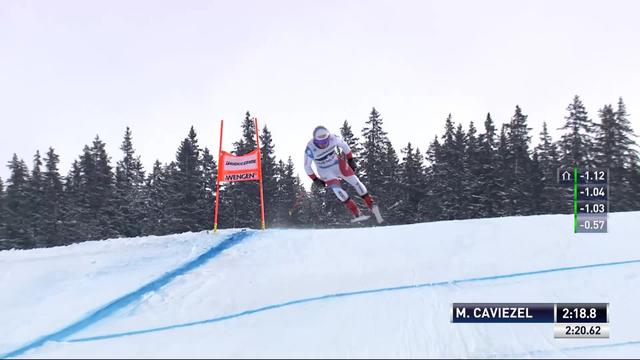 Wengen (SUI), descente du combiné messieurs: Mauro Caviezel (SUI)