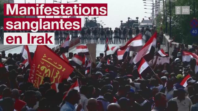 Manifestations sanglantes en Irak