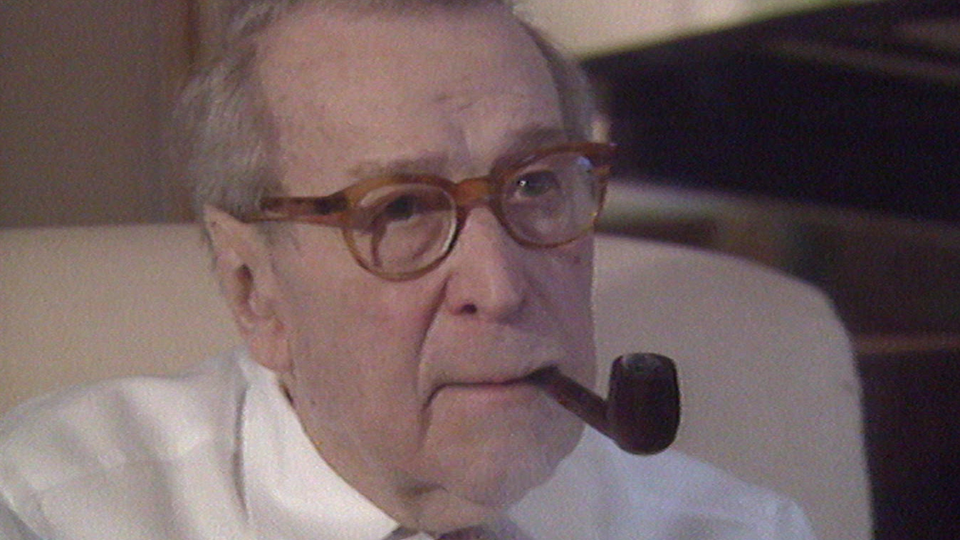 Georges Simenon en 1989. [RTS]