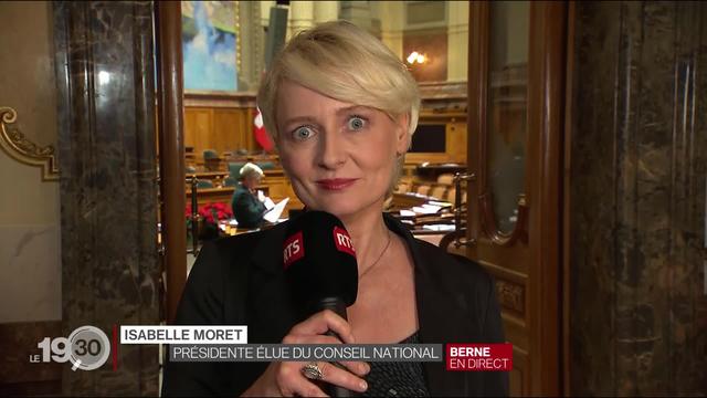 Isabelle Moret: "J'incite les suisses à privilégier le manger local et les vins locaux"