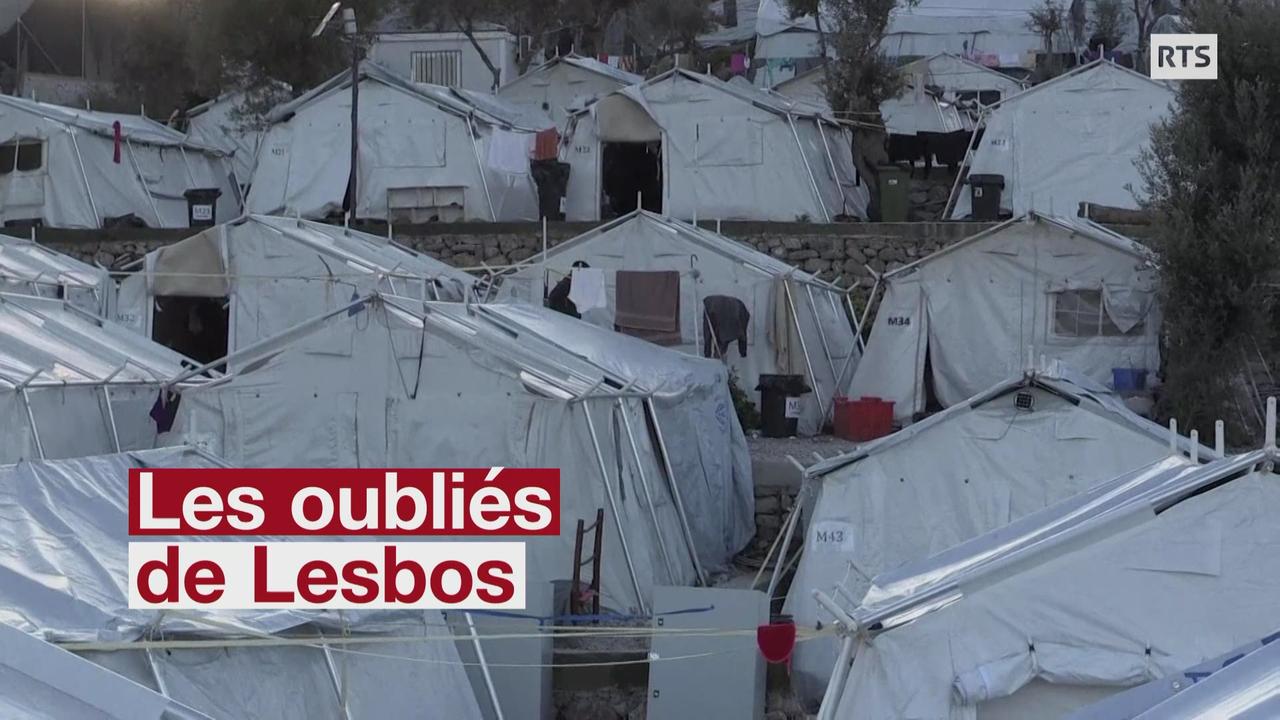 Les réfugiés oubliés de l'île grecque de Lesbos