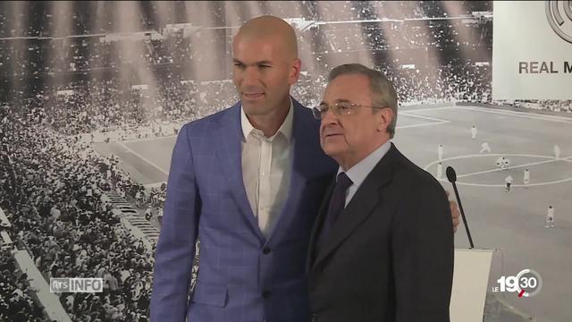 Zinedine Zidane retourne au Real Madrid, neuf mois après sa démission.