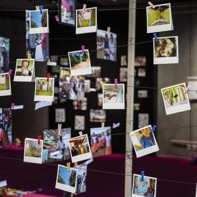 Vue de l'exposition «Enfants reporters» à l'UNIGE [unige.ch - DR]