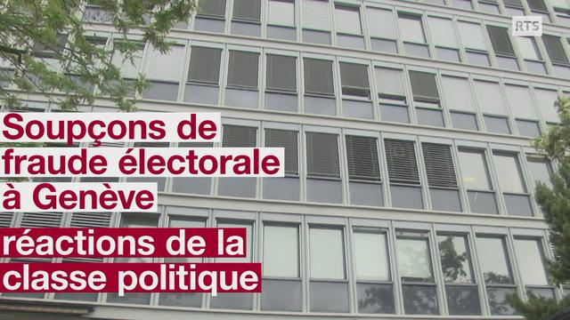 Soupcons de fraude electorale a Geneve reactions de la classe politique